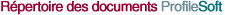 R�pertoire des documents ProfileSoft
